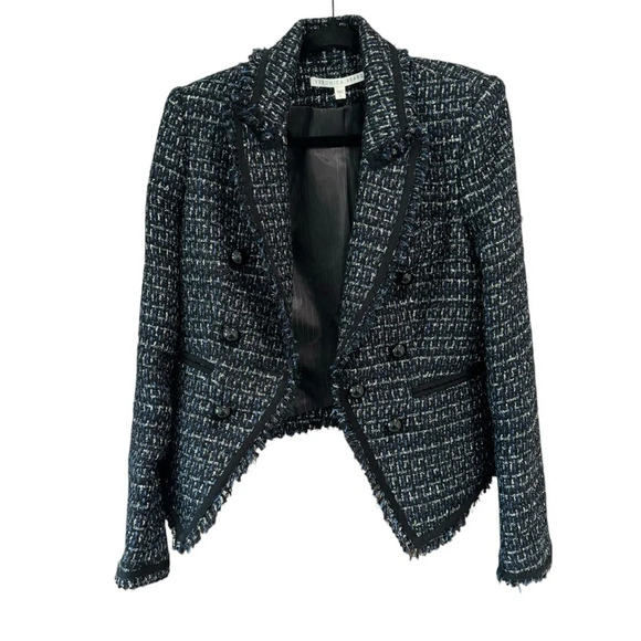 Veronica Beard Cooke Dicky Jacket in Navy. Size 6. - Picture 3 of 14